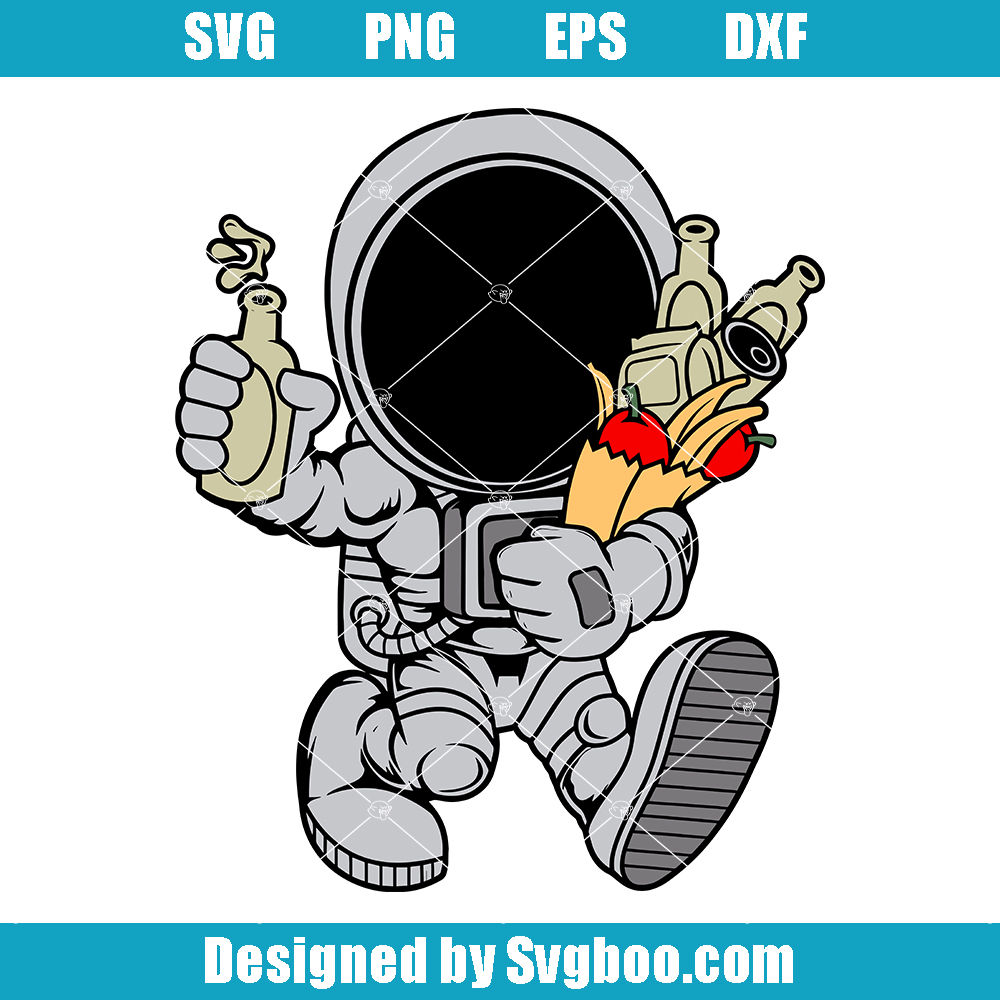 Astronaut Party Svg, Cute Astronaut Svg, Space Party Svg