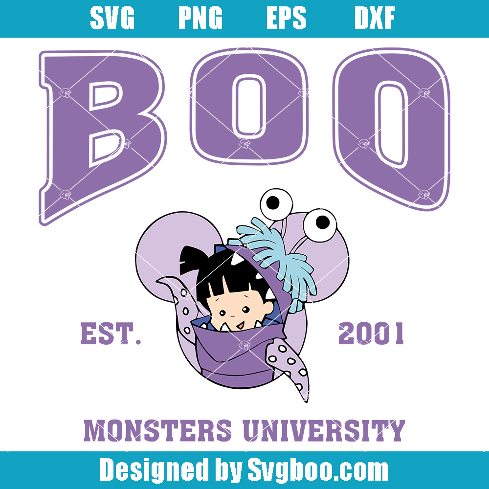 Boo Monsters Univesity Svg, Boo Monsters Svg, Monsters Company Svg