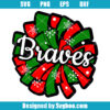 Braves Cheerleader Svg
