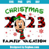 Christmas 2023 Family Vacation Svg