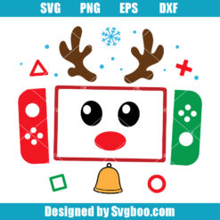 Christmas Reindeer Game Controller Svg