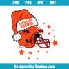Cleveland Browns Helmet Santa Hat Svg