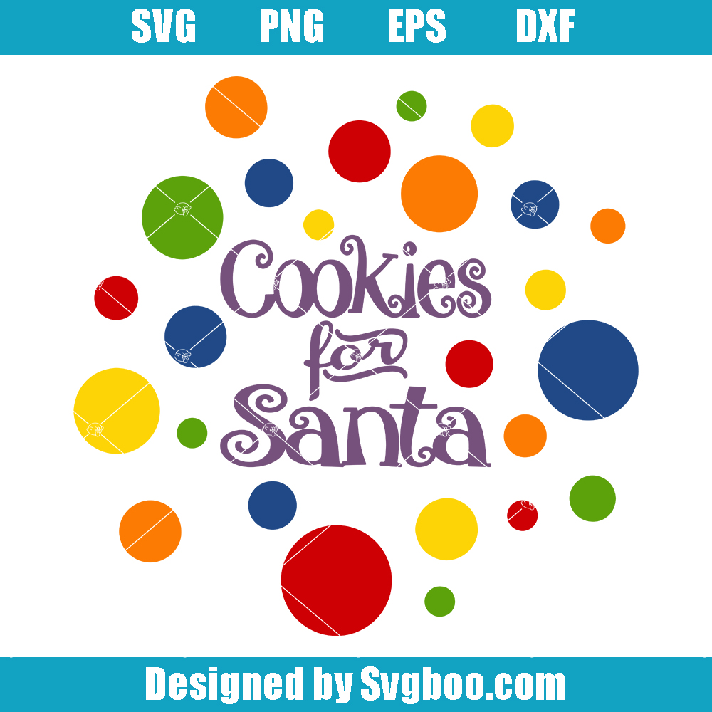 Cookies For Santa Svg, Christmas Santa Plate Svg, Cookies Xmas Svg Cookies For Santa Svg