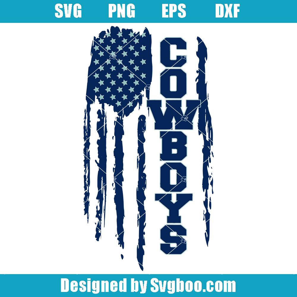 Cowboys Flag Svg, Cowboys Mascot Svg, Team Mascot Svg Cowboys Flag Svg