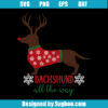 Dachshund All The Way Svg, Dog Christmas Svg