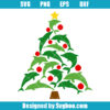 Dolphin Christmas Tree Svg