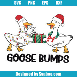 Funny Christmas Lights Goose Bumps Svg