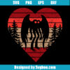 Funny Mothman Heart Valentine’s Day Svg