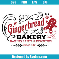 Gingerbread Bakery Svg