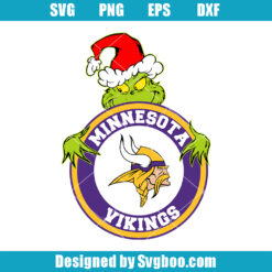 Grinch Minnesota Vikings Football Svg