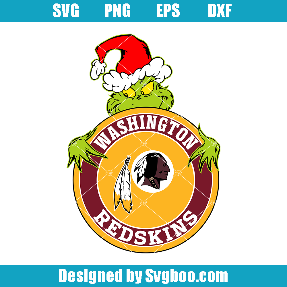 Grinch Washington Redskins Football Svg, Redskin NFL Logo Svg, Grinches Svg