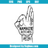 Hamsa Hand Weed Eye Svg,
