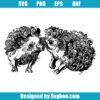 Hedgehog Cuople Mandala Svg