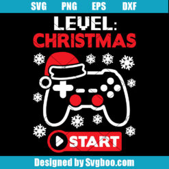 Level Christmas Start Svg