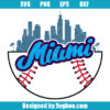 Miami Baseball Svg