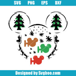 Mickey Disney Christmas Ho Ho Ho Svg