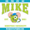Mike Monsters Univesity Svg