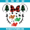 Minnie Disney Christmas Ho Ho Ho Svg