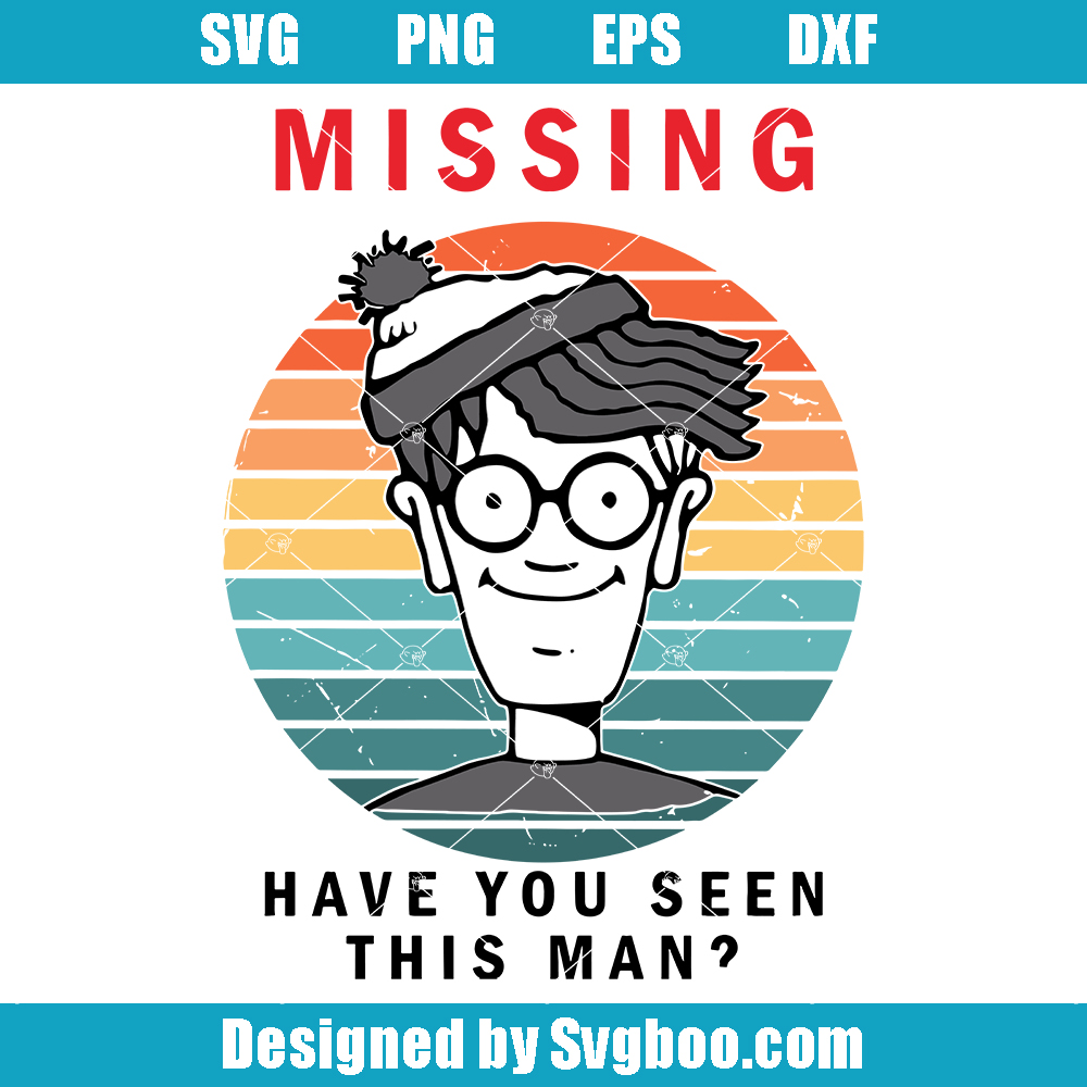 Missing Have You Seen This Man Svg, Merry Christmas Svg