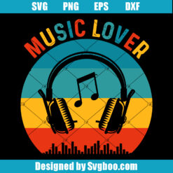 Music Lover Headphone Svg