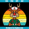 Nurse Retro Christmas Svg