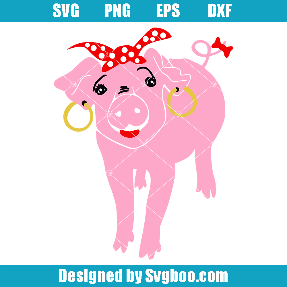 Pig Diva Svg, Mom Pig Svg, Funny Pig Svg, Kitchen Svg Pig Diva Svg