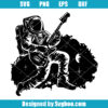 Rock Out Astronaut Svg