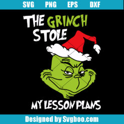 The Grinc Stole My Lesson Plans Svg
