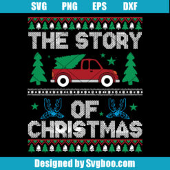 The Story Of Christmas Svg