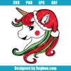Unicorn Christmas Svg