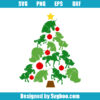 Unicorn Christmas Tree Svg