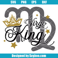 Zodiac Virgo King Svg