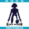 Black Widow Scarlett Johansson Svg