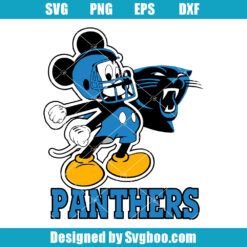 Carolina Panthers Mickey Svg