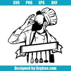 Chef Dad Svg, Kitchen Tools Svg, Cook Dad Svg, Chef Cooking Tools Svg