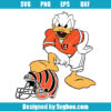 Cincinnati Bengals Donald Duck Football Svg