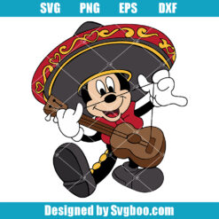 Cinco De Mayo Mickey Mouse Svg