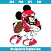 Cute Mickey Mouse Kansas City Chiefs Football Svg