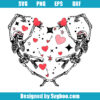 Dancing Skeleton Valentines Day Svg