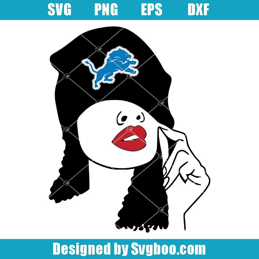 Detroit Lions Fangirl Svg, Super Bowl LVIII Svg, Lions Football Svg