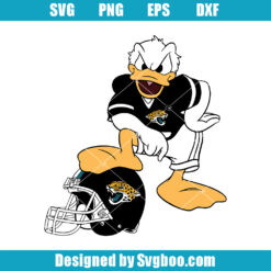 Donald Duck Jacksonville Jaguars Svg