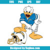 Donald Duck Los Angeles Rams Svg