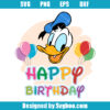 Duck Happy Birthday Svg