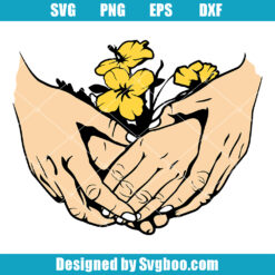 Family Hands Heart Line Art Svg, Father Mother Child Hands Svg