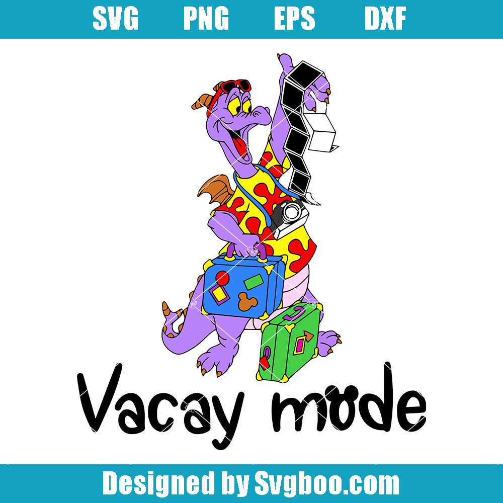 Figment Vacay Mode Svg, Figment of your Imagination Svg, Figment Svg
