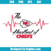 Kansas City Chiefs Heartbeat Svg