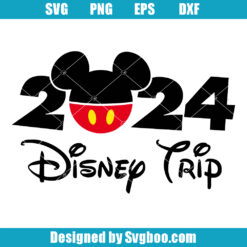 Mickey Mouse 2024 Svg