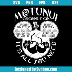 Motunui Coconut Co Svg