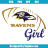 Ravens Girl Svg