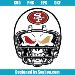 San Francisco 49ers Skull Svg